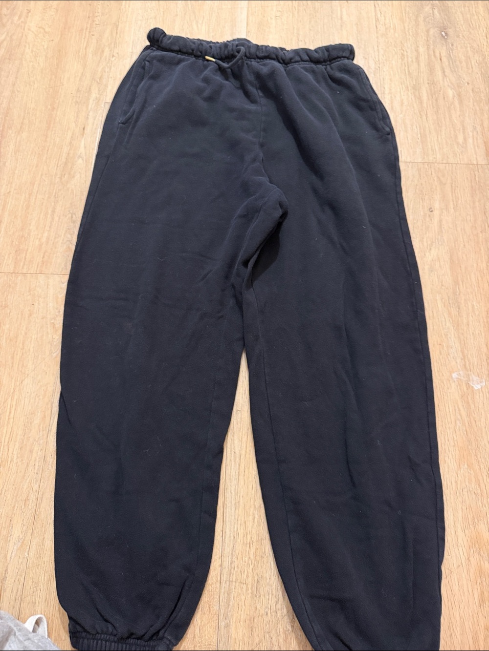 Old Navy Black Sweatpants with Elastic Cuffs